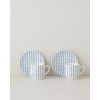 Anchor Porcelain Coffee Cup Set 4 Pieces for 2 People 80 ml Blue-Green