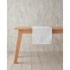 Adelina Polyester Runner 40x140 cm White-Gold