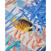 Deep Ocean Double Duvet Cover Set 200x220 cm Blue