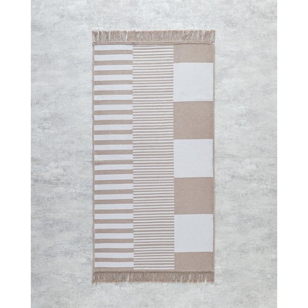 Vortice Woven Kilim 80x150 cm Cream