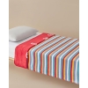 Cheerful Roads Cotton Children Blanket 150x200 cm Red