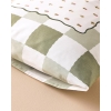 Crocus Flora Double-Sided Cotton 2-Piece Pillowcase 50x70 cm Green