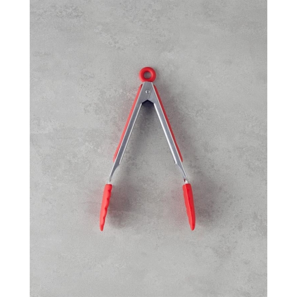 Cordelia Silicone Tongs 26 cm Red