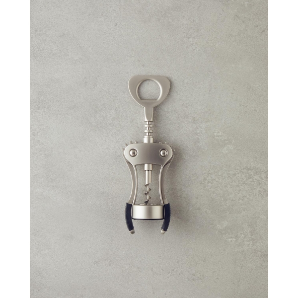 Rowena Metal Corkscrew Kitchen Utensil 20 cm Grey