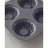 Ciara Silicone Airfryer Cake Mold 16.5x16.5 cm Grey