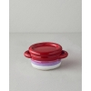 Cheerful Stoneware Oven Pot 15x11x6 cm Red