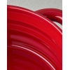 Cheerful Stoneware Oven Pot 15x11x6 cm Red
