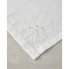 Adelina Polyester 2-Piece Guest Napkin 38x38 cm White-Gold