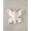 Butterfly Baby Decorative Cushion 40 cm White