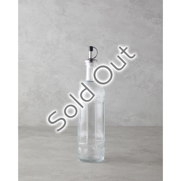 Flame Glass Oil Can 500 ml Transparent