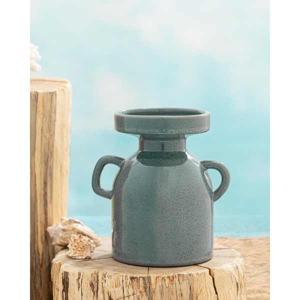 Marsel Vase 19 cm Turquoise