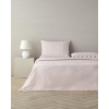 Cool Stripe Yarn Dyed King Size Duvet Cover Set 240x220 cm Burgundy-Green