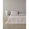 Cool Stripe Yarn Dyed King Size Duvet Cover Set 240x220 cm Burgundy-Green