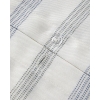 Bold Stitch Yarn Dyed Double Duvet Cover Set 200x220 cm Navy Blue-Green