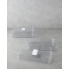 Bella Plastic 2-Piece Kitchen Organizer 3 L – 5 L Transparent