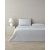 Cool Stripe Yarn Dyed King Size Duvet Cover Set 240x220 cm Terracotta - Beige