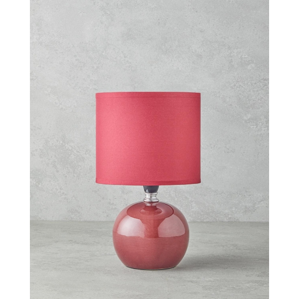 Pansy Lampshade 11x11x15 cm Dark Claret Red