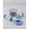 Aline Plastic Food Processor 12.5x10 cm Blue