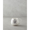 Aquarius New Bone China Mug 325 ml Black-White-Gold