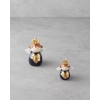 Adara Candle 7.5 cm Black-Gold