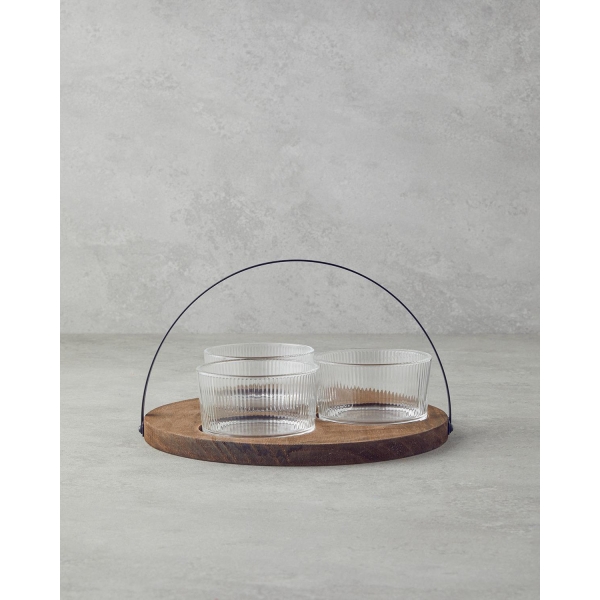 Ivy Acacia-Glass 4 Piece Presentation 180 ml Transparent