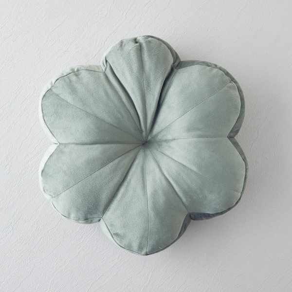 Artistic Bloom Decorative Cushion 40 cm Green