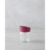 Alina Glass Spice Jar 212 ml Claret Red