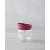 Arlene Glass Jar 425 ml Claret Red