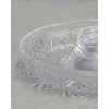 Cosmic Glass 2 Section Presentation 28 cm Transparent