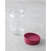 Arlene Glass Jar 660 ml Claret Red