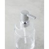 Brush 3 Piece Set Bathroom Set Transparent