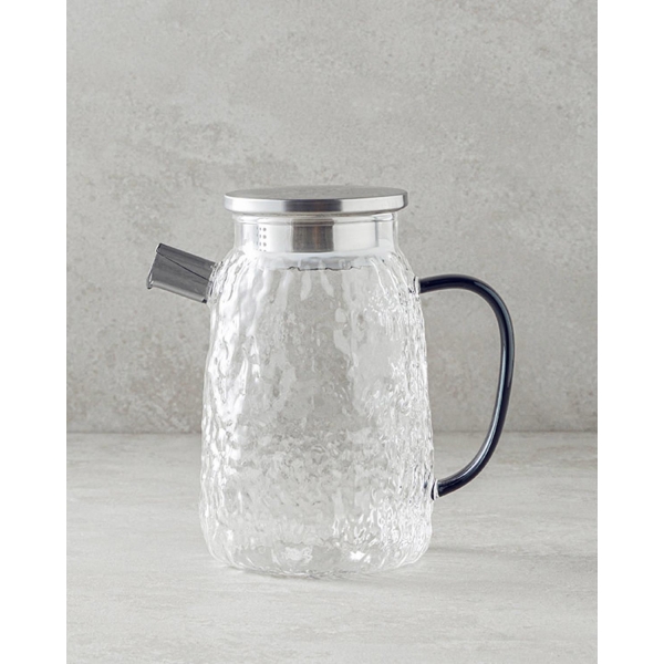 Black Out Borosilicate Jug 1350 ml Transparent