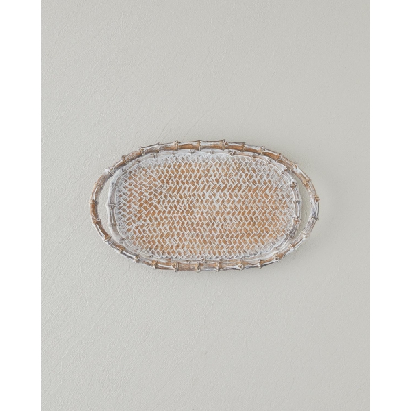Doris Decorative Tray 33x3.5x19.5 cm Natural