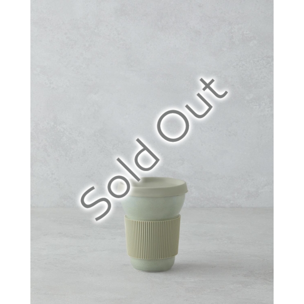 Good Mood Chic Porcelain Travel Mug 350 ml Green