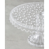 Bubbles Glass Cake Stand 21x11 cm Transparent