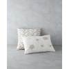 Buds Embroidered Decorative Cushion 33x50 cm Ecru