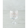 Cherries Glass 3-Piece Cup - Ice Cream Bowl 300 ml Red