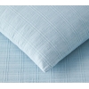 Breezy Escape Cotton Plaid Double Duvet Cover Set 200x220 cm Blue