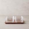 Blend Glass-Bamboo 5 Piece Presentation 10x5 cm Transparent