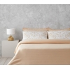 Dainty Bird Cotton Satin King Size Duvet Cover Set 240x220 cm Gold