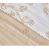 Dainty Bird Cotton Satin King Size Duvet Cover Set 240x220 cm Gold