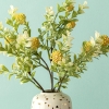 Andora Single Branch Artificial Flower 53 cm Yellow