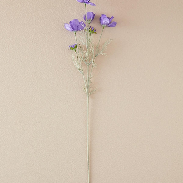 Daisy Single Branch Artificial Flower 62 cm Purple