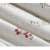 Delicate Spring Easy Iron Double Duvet Cover Set 200x220 cm Green – Red