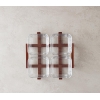 Dainty Wood-Glass 5 Piece Presentation 10x5 cm Transparent