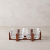 Dainty Wood-Glass 5 Piece Presentation 10x5 cm Transparent