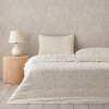 Dainty Bloom Cut Single Bedspread Set 160x220 cm Yellow