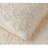 Dainty Bloom Cut Single Bedspread Set 160x220 cm Yellow