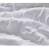 Dainty Bloom Cut Single Bedspread Set 160x220 cm White