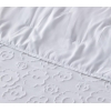 Dainty Bloom Cut Single Bedspread Set 160x220 cm White